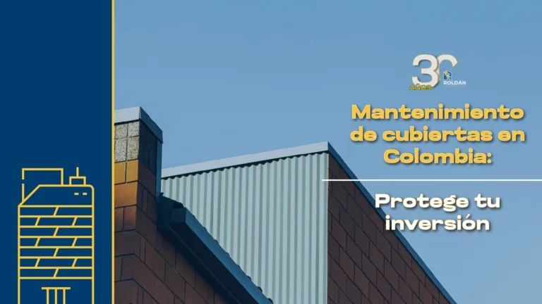 Mantenimiento de cubiertas