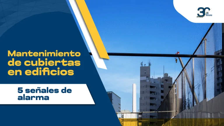 Mantenimiento de cubiertas en edificios